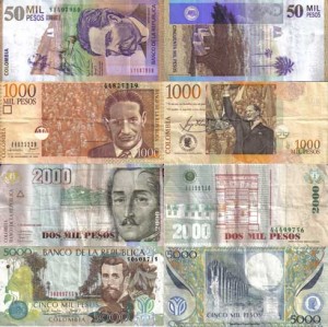 tasa peso colombiano